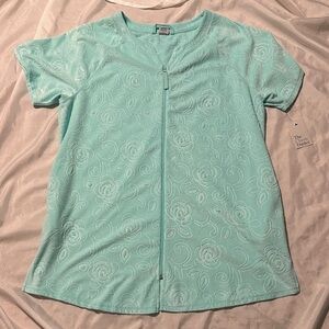 NWT Croft & Barrow The Classic Duster Full Zip Robe Sz 1X